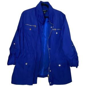 Style & Co Sport Blue Jacket with Hood Size L